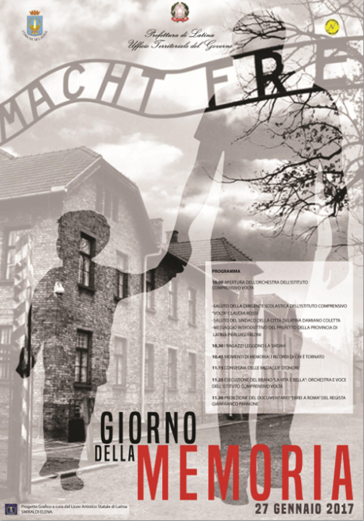 LATINA - “Giorno della Memoria”, all'Istituto Volta una manifestazione organizzata dalla Prefettura. - 