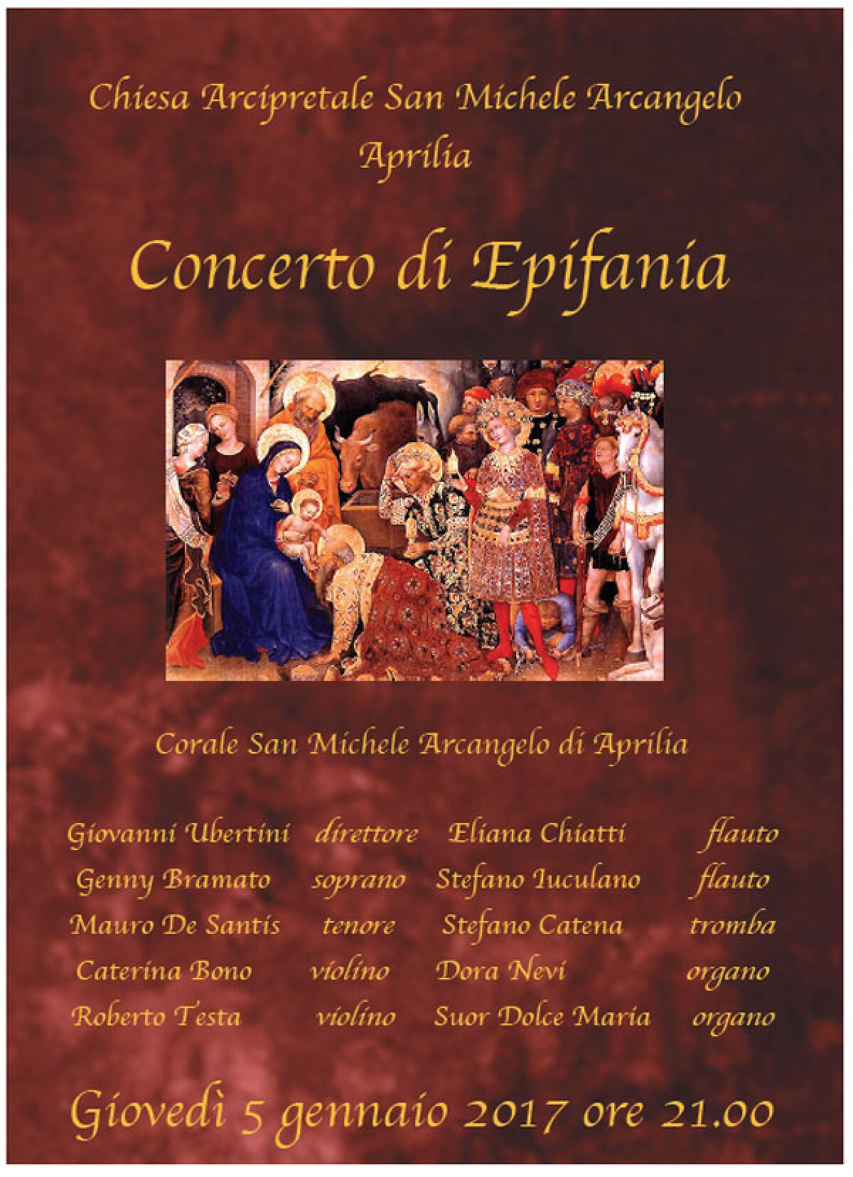 “Concerto di Epifania” ad Aprilia con la corale della chiesa di San Michele - 