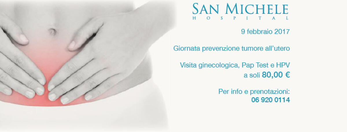 Prevenzione, visite e test al San Michele Hospital di Aprilia contro il tumore all'utero - 