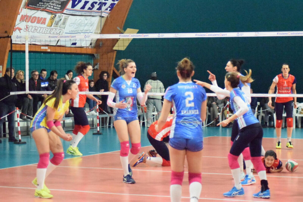 Pallavolo femminile B1: la Giò Volley Aprilia batte la capolista Volley Maglie. - 