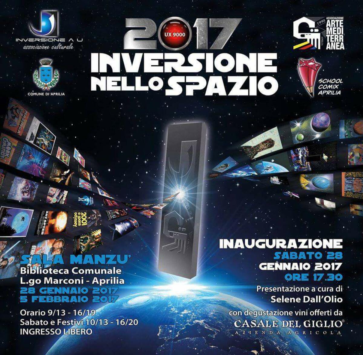 Aprilia, Inversione a U presenta la collettiva “2017: Inversione nello Spazio” - 