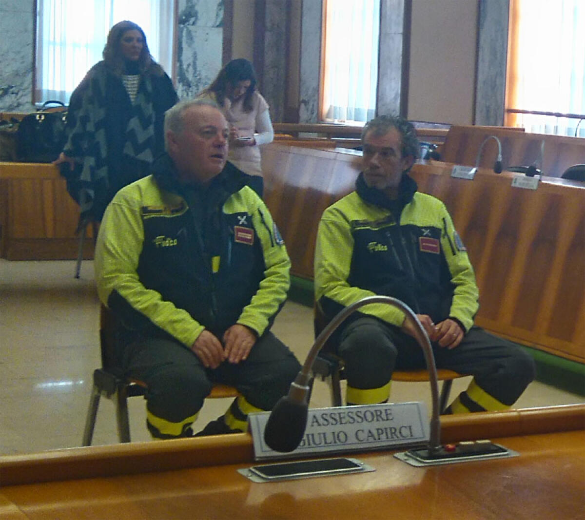 Gli eroi di Rigopiano. Premiati a Latina i vigili del fuoco Fabrizio Cataudella e Lorenzo Botti - 