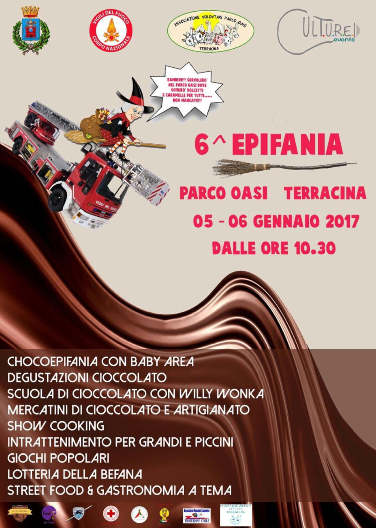 La Befana dei vigili del fuoco arriva anche a Terracina - 