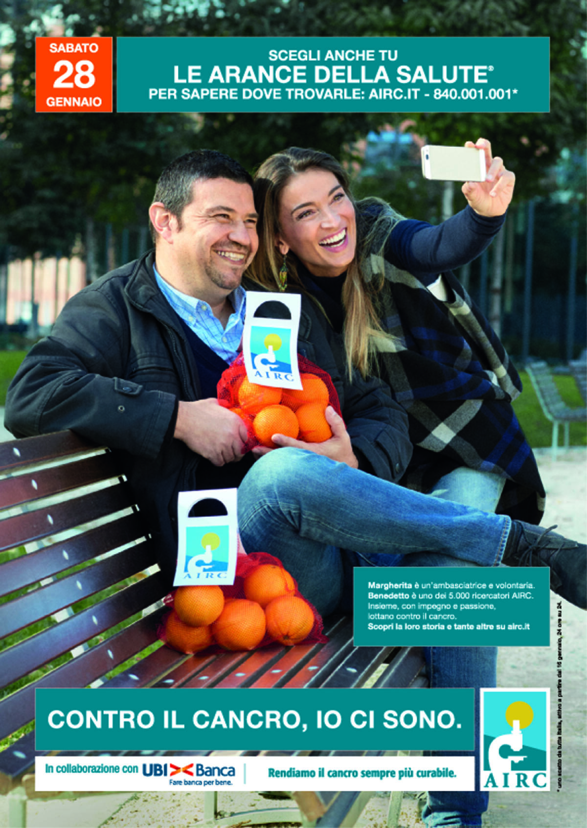Sabato 28 gennaio tornano “Le Arance della Salute” di AIRC. - 