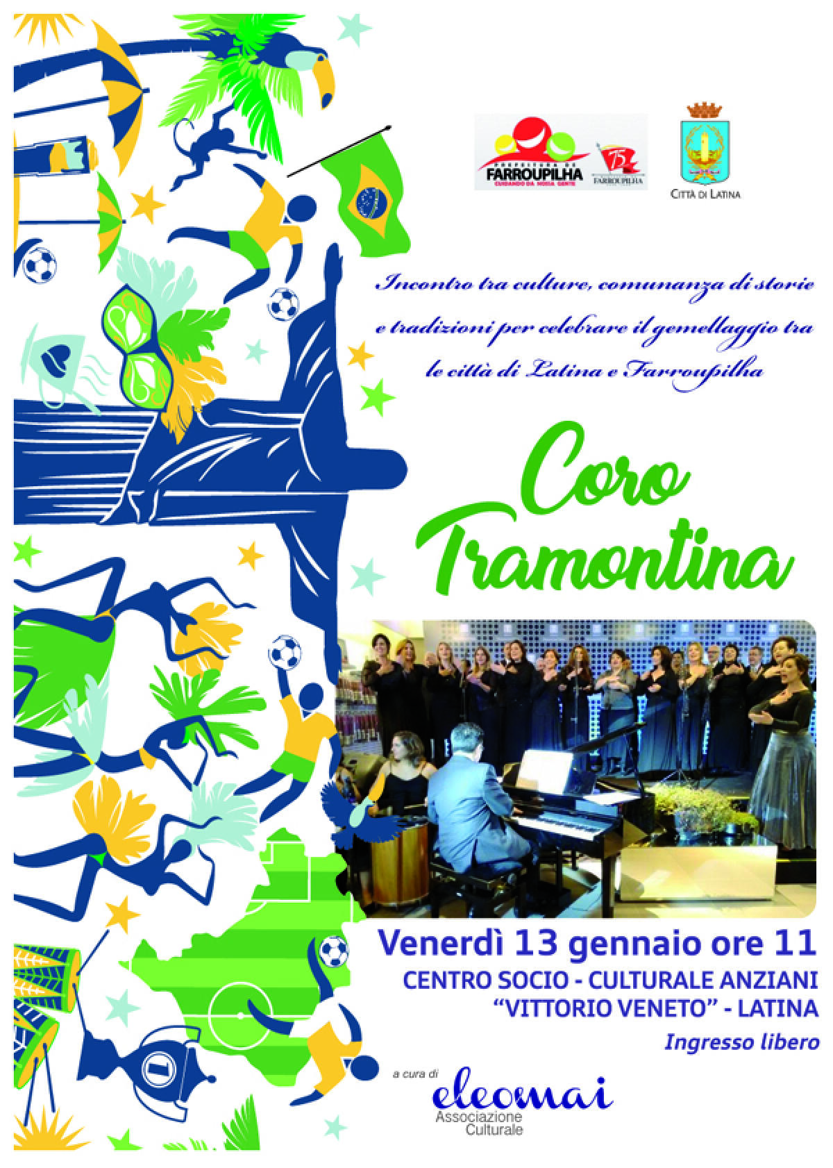 LATINA - Questo venerdì 13 gennaio il concerto del "Coro Tramontina”. - 