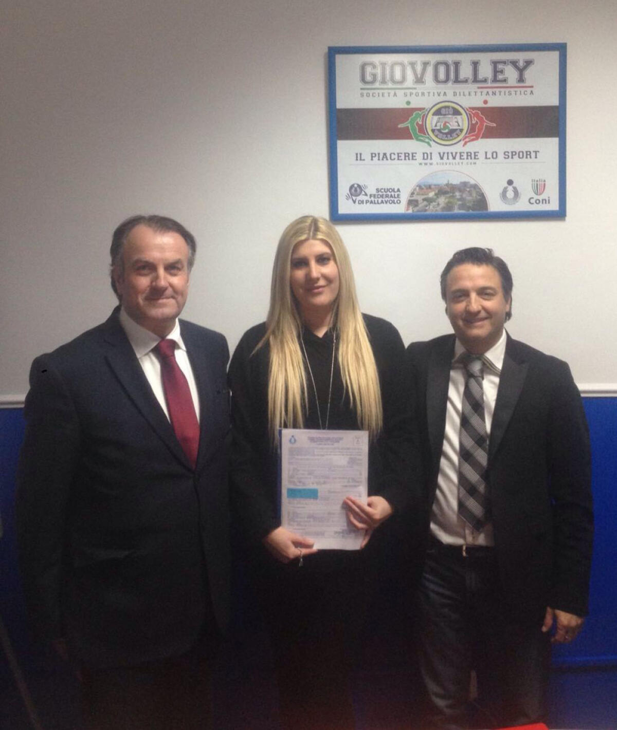 Giada De Blanck a tutti gli effetti una tesserata della Giò Volley Aprilia. - 