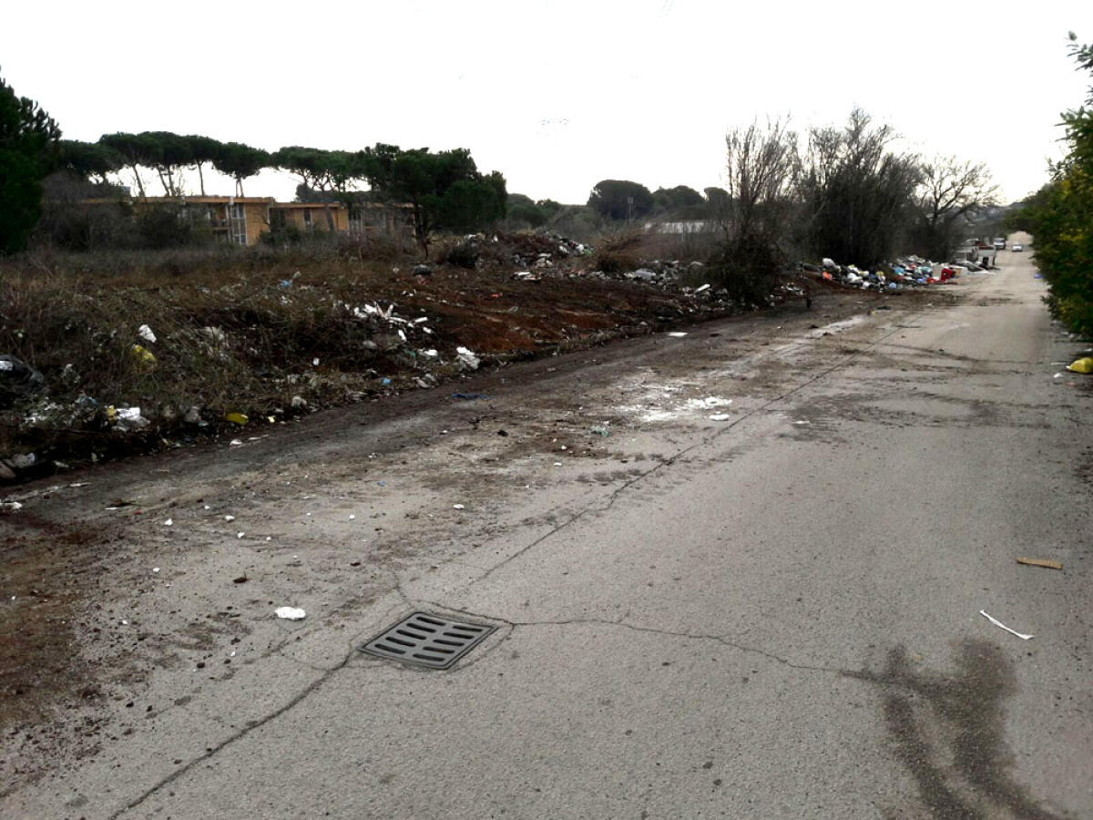 POMEZIA - Discarica abusiva in via Brasile, avviate le operazioni di bonifica. - 