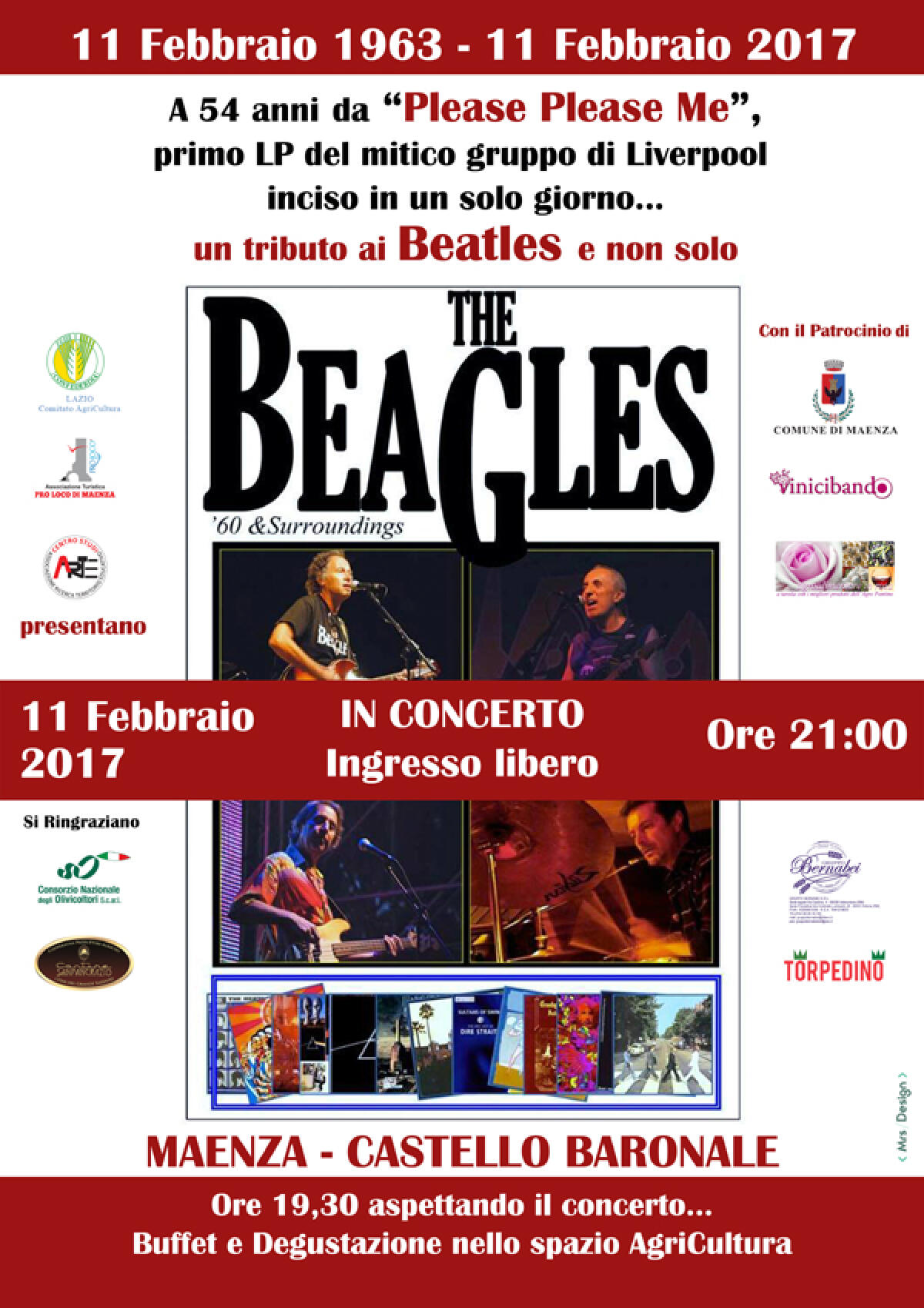 A Maenza questo sabato il tributo ai Beatles - 
