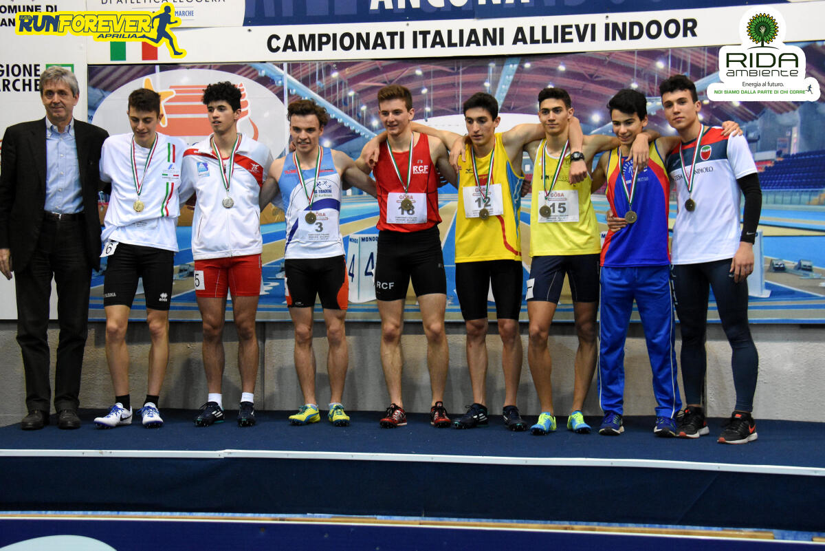 Campionati Italiani Individuali Indoor Allievi, ottima prova per l'apriliano Rinaldi - 