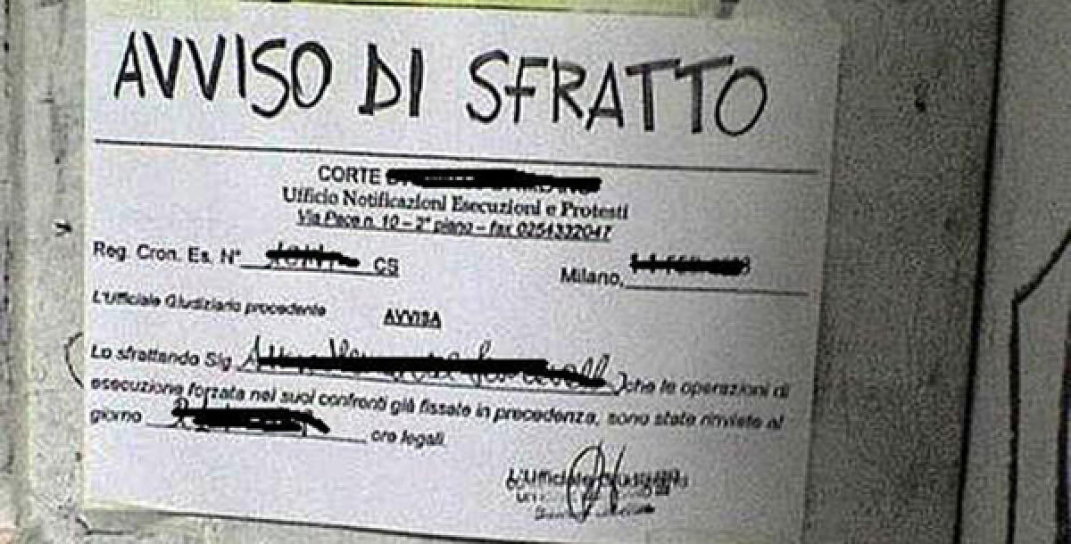 Sfratti causati da morosità incolpevole: il Comune di Aprilia concede contributi  fino a 12mila euro. - 