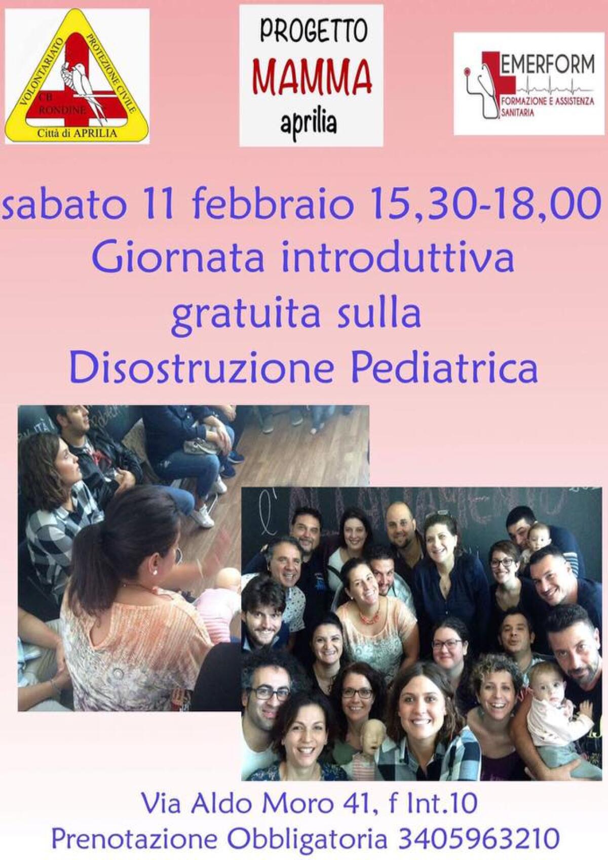 Disostruzione pediatrica, un incontro informativo ad Aprilia - 