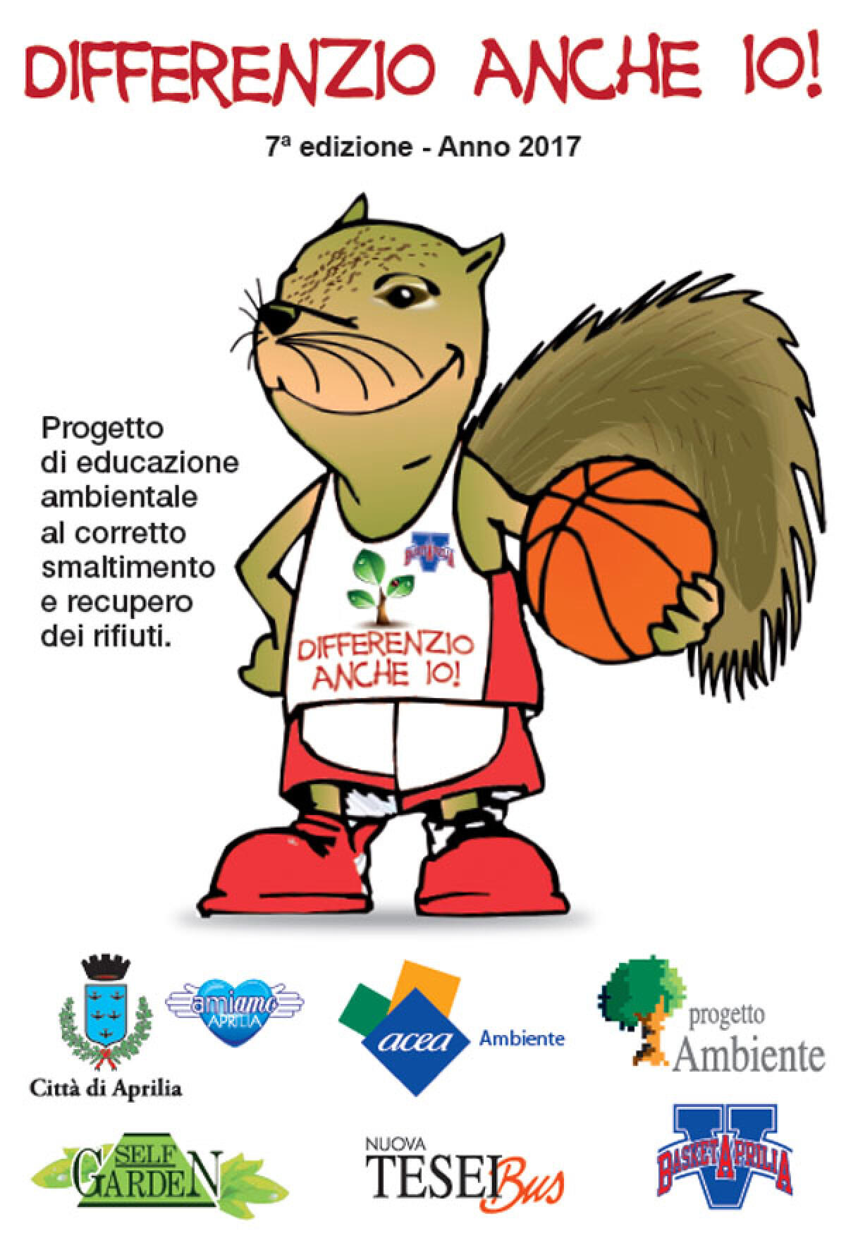 APRILIA - Si arricchisce il il progetto “Differenzio anch’io": al via il torneo "Easy Basket". - 