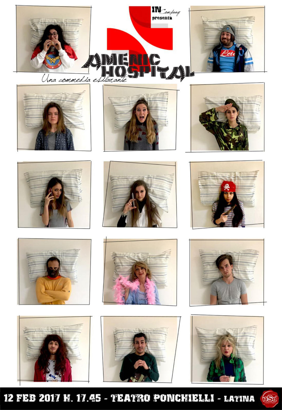 Amenic Hospital e Ragazzi in Affitto in scena al Teatro Ponchielli di Latina - 