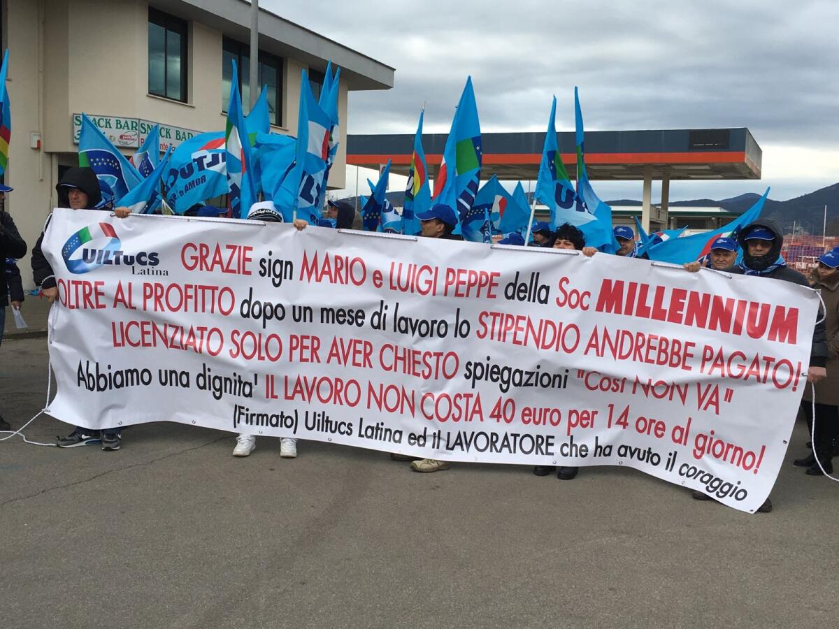 Maxi protesta al Mof di Fondi, lunedì prossimo il vertice contro i licenziamenti - 
