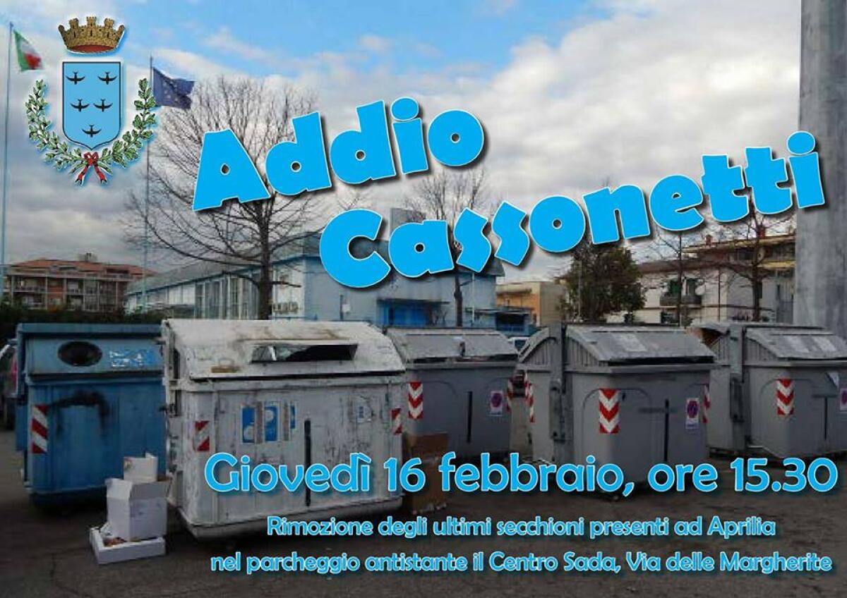 Questo giovedì pomeriggio l'addio definitivo ai cassonetti ad Aprilia. - 