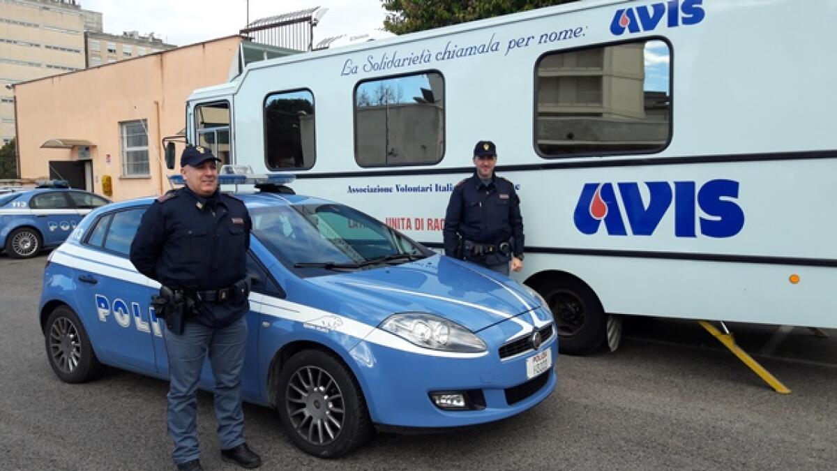 LATINA - Giornata di solidarietà in Questura: raccolta sangue in collaborazione con l’Avis. - 