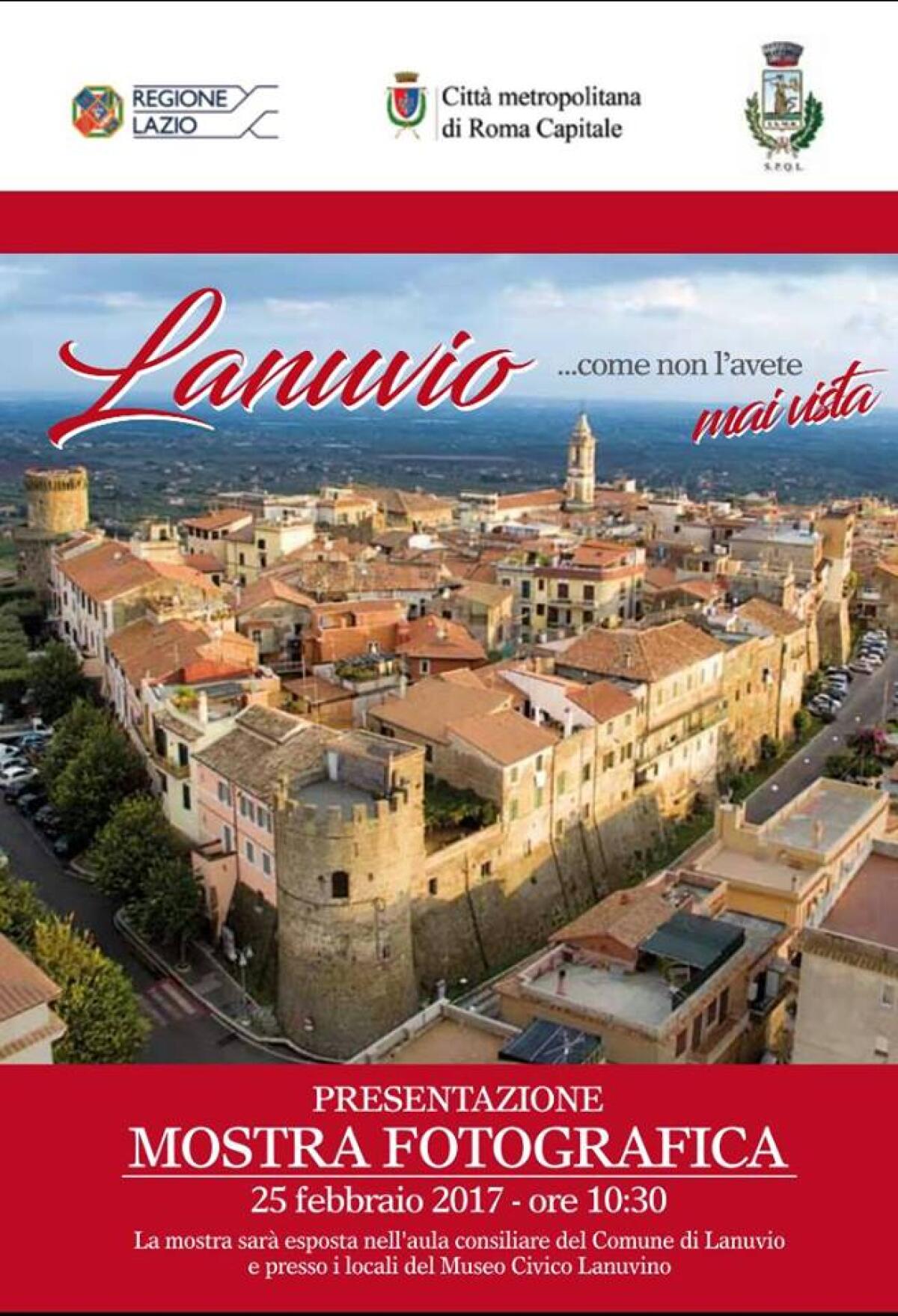 Inaugurazione della mostra fotografica “Lanuvio come non l’avete mai vista”. - 