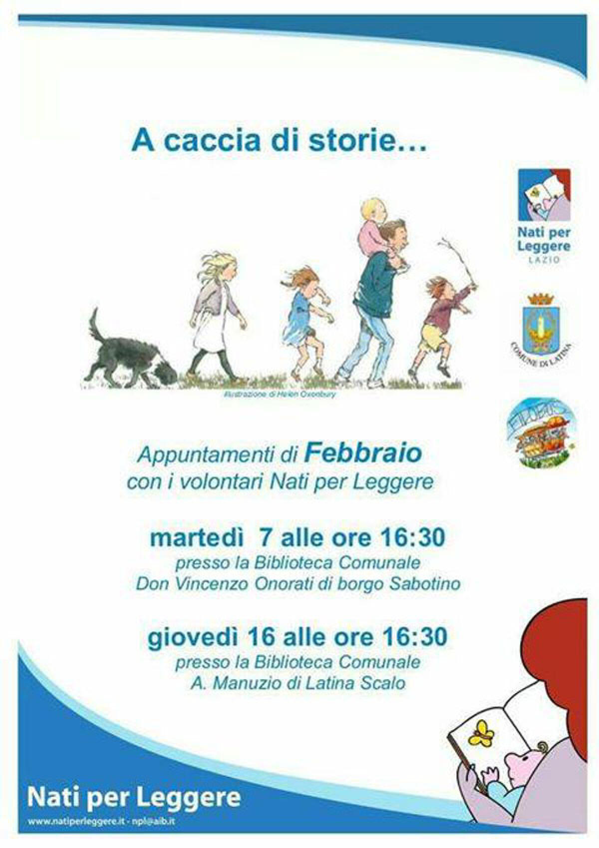 Nuovo appuntamento a Latina con la rassegna per bambini “Nati per Leggere” - 