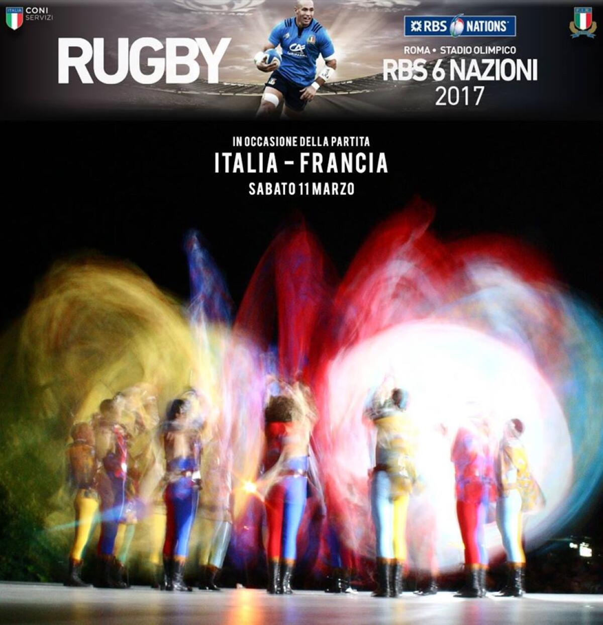 Rugby, gli sbandieratori di Cori a Roma per il Sei Nazioni - 