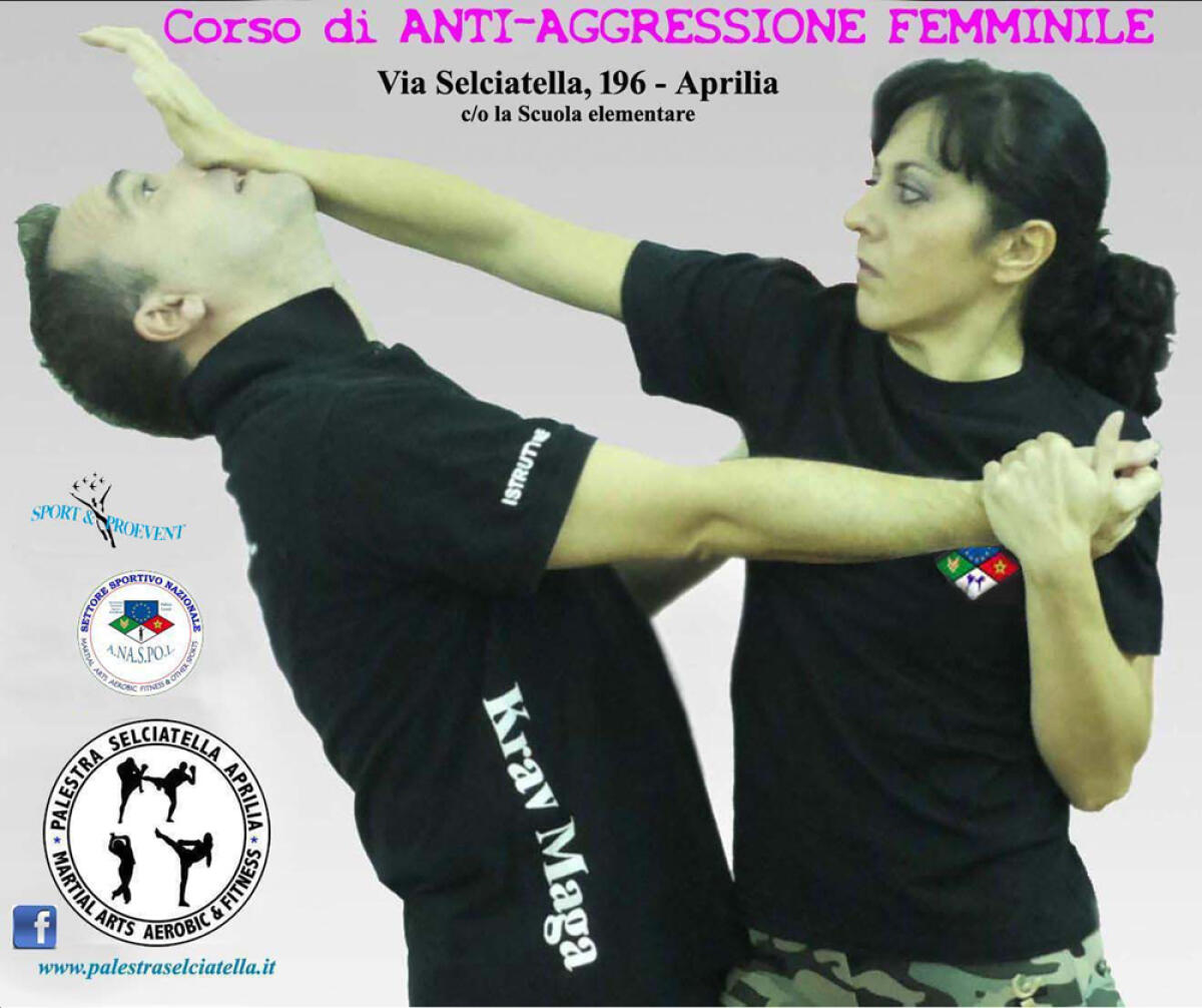 Al via ad Aprilia un corso gratuito di anti-aggressione femminile a cura dell'Anaspol. - 