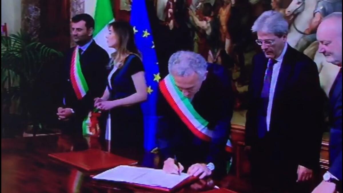 Sottoscritte a Palazzo Chigi le convenzioni per le periferie, firma anche il sindaco di Latina - 