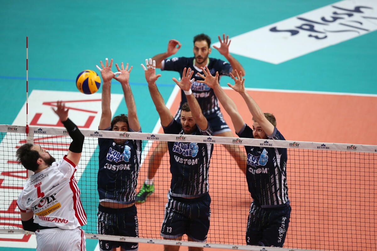 Pallavolo di Superlega: la Top Volley Latina espugna il campo di Milano e riapre la serie. - 