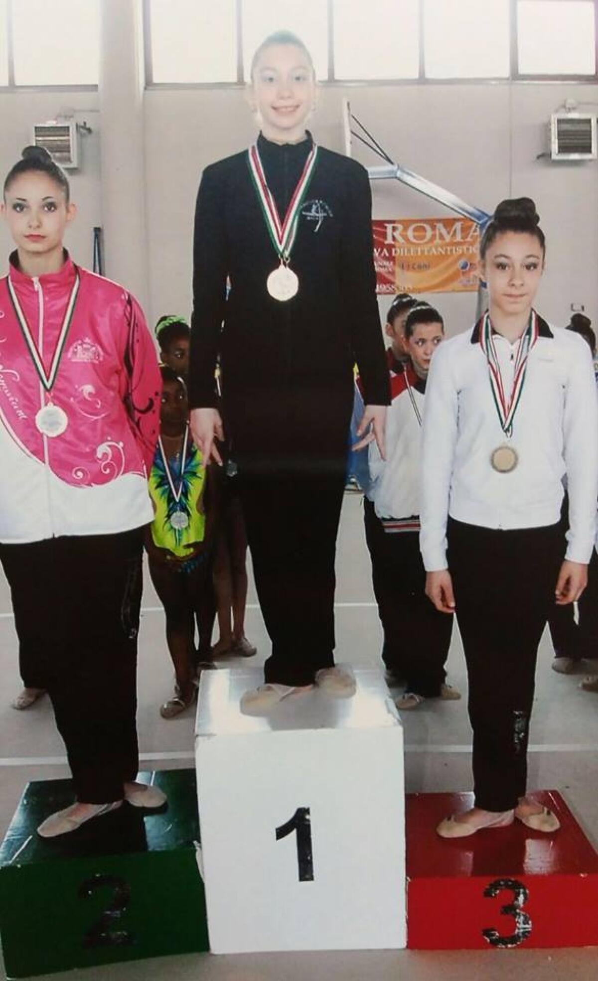 Ginnastica ritmica, l'Asd Europa Aprilia porta a casa la medaglia d'oro - 