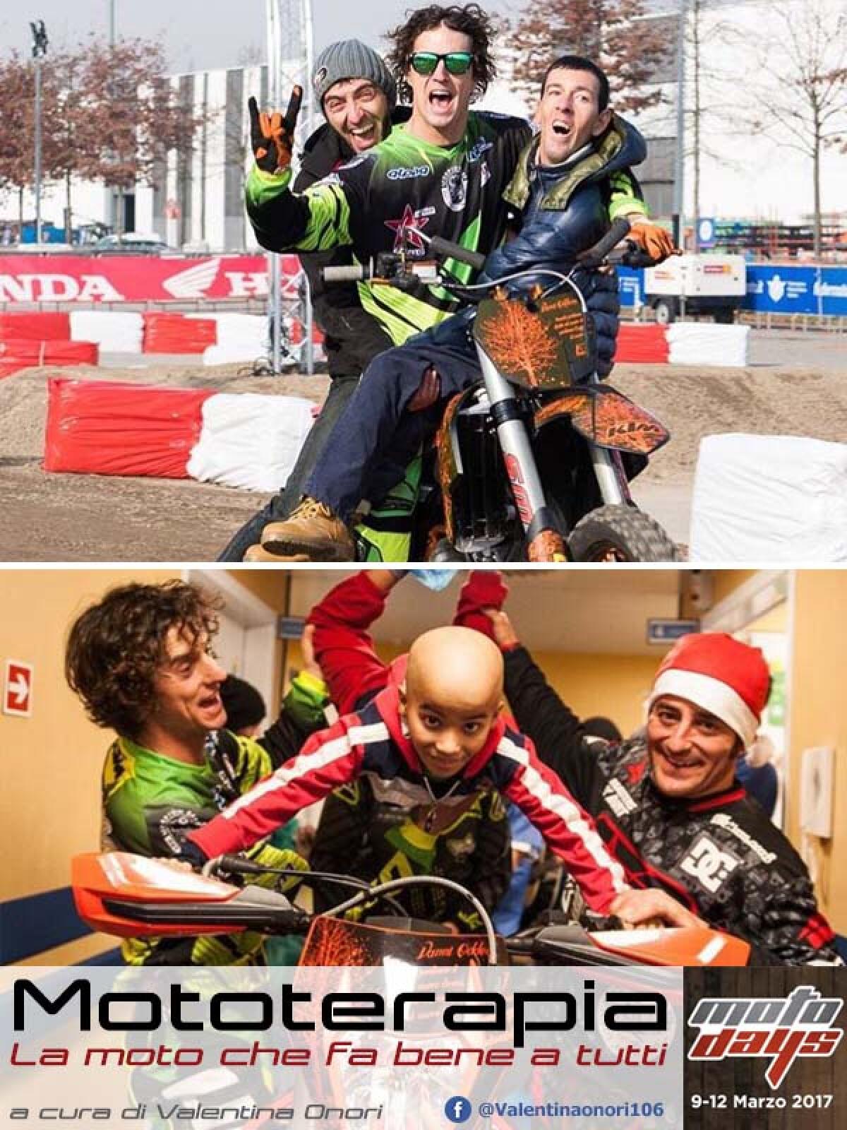 L’Aisa oggi propone la “Mototeraphy” al Motodays, alla Fiera di Roma. - 