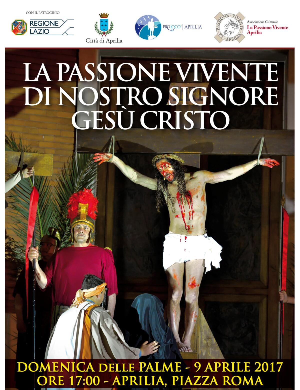Ad Aprilia il 9 aprile va in scena la Passione di Cristo - 