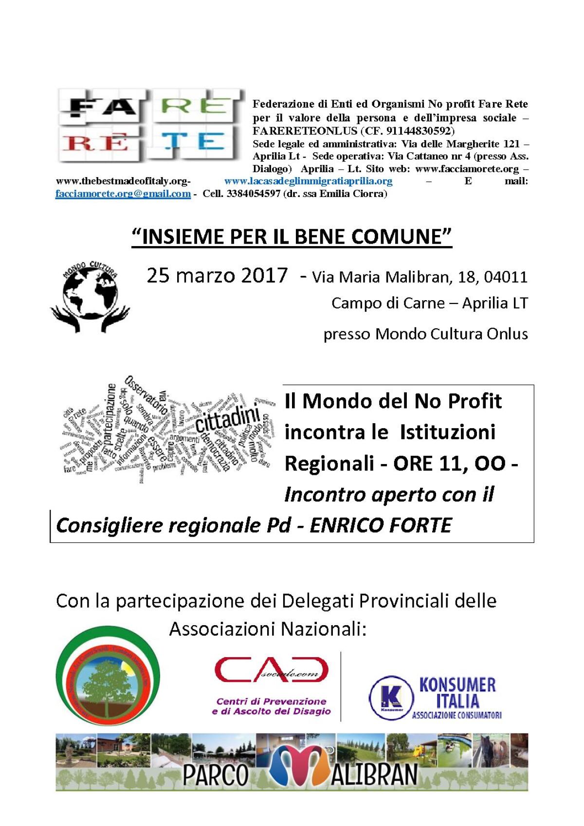 “L’inclusione sociale al   lavoro", un incontro a Campo di Carne - 