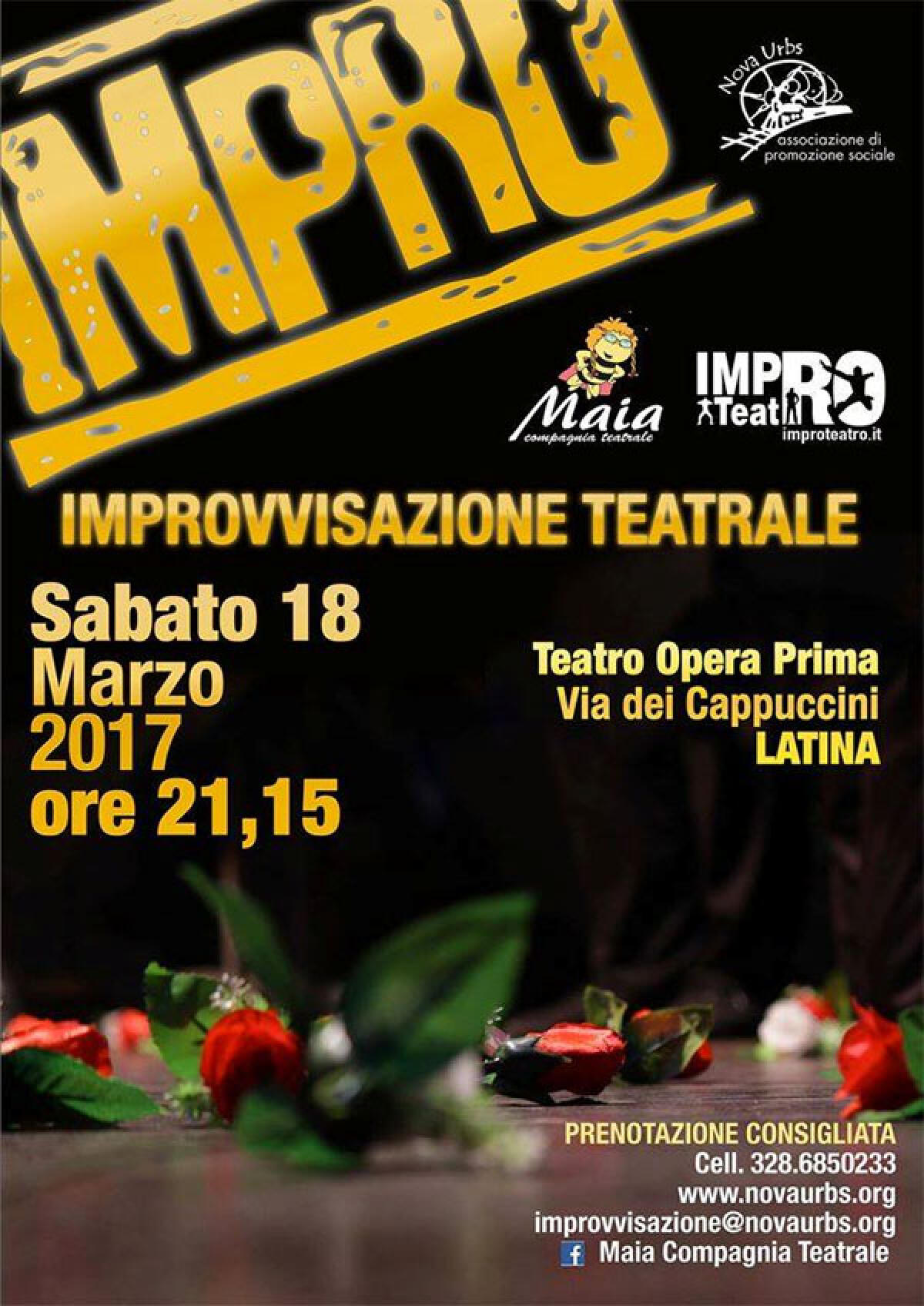 Opera Prima Latina torna con l'improvvisazione teatrale - 