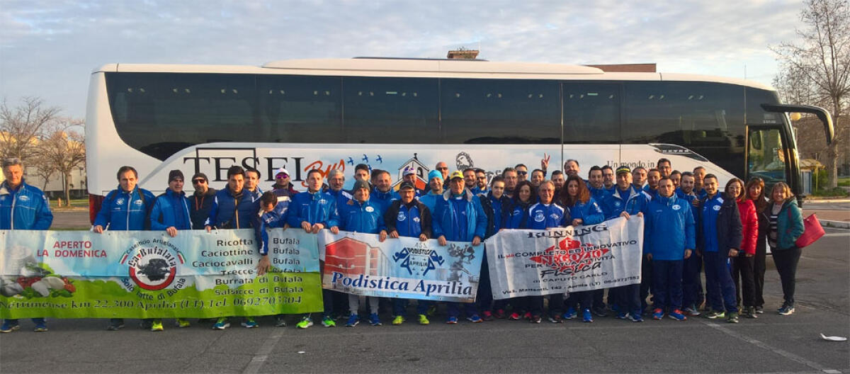 Roma-Ostia, ottima prova della Podistica Aprilia - 