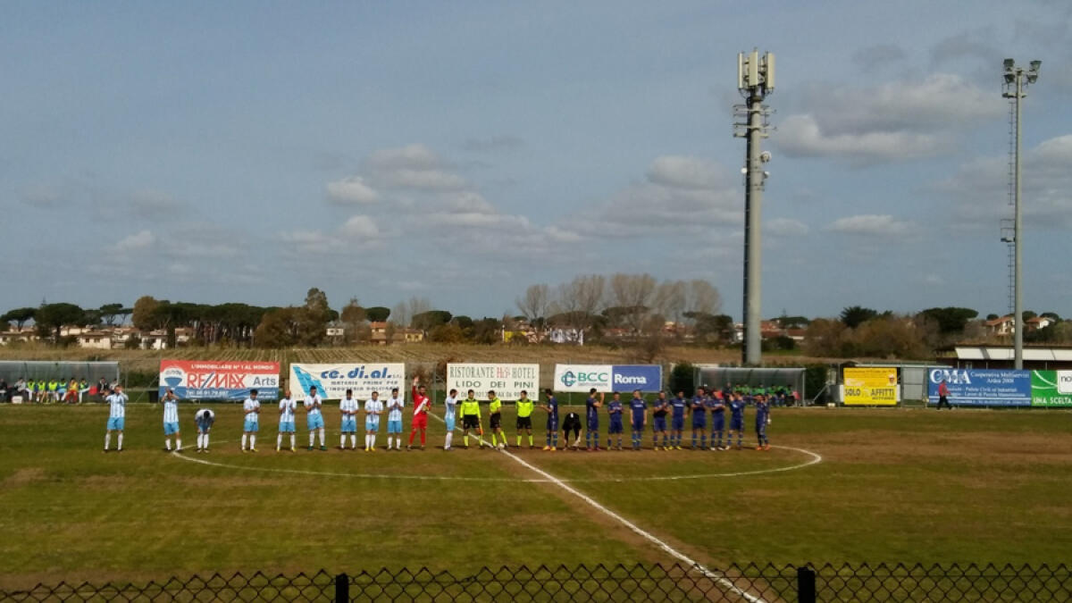 Calcio, l'Aprilia lascia punti sul campo del Cedial Lido dei Pini - 