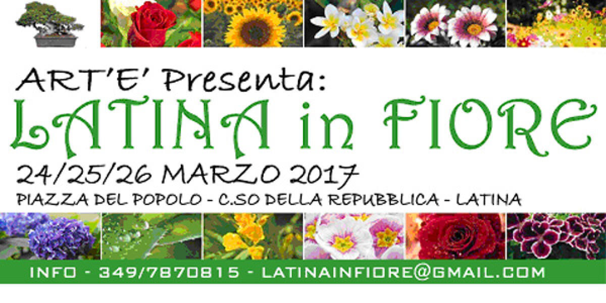 “Latina in fiore”: la prima festa dedicata alle piante e ai fiori - 