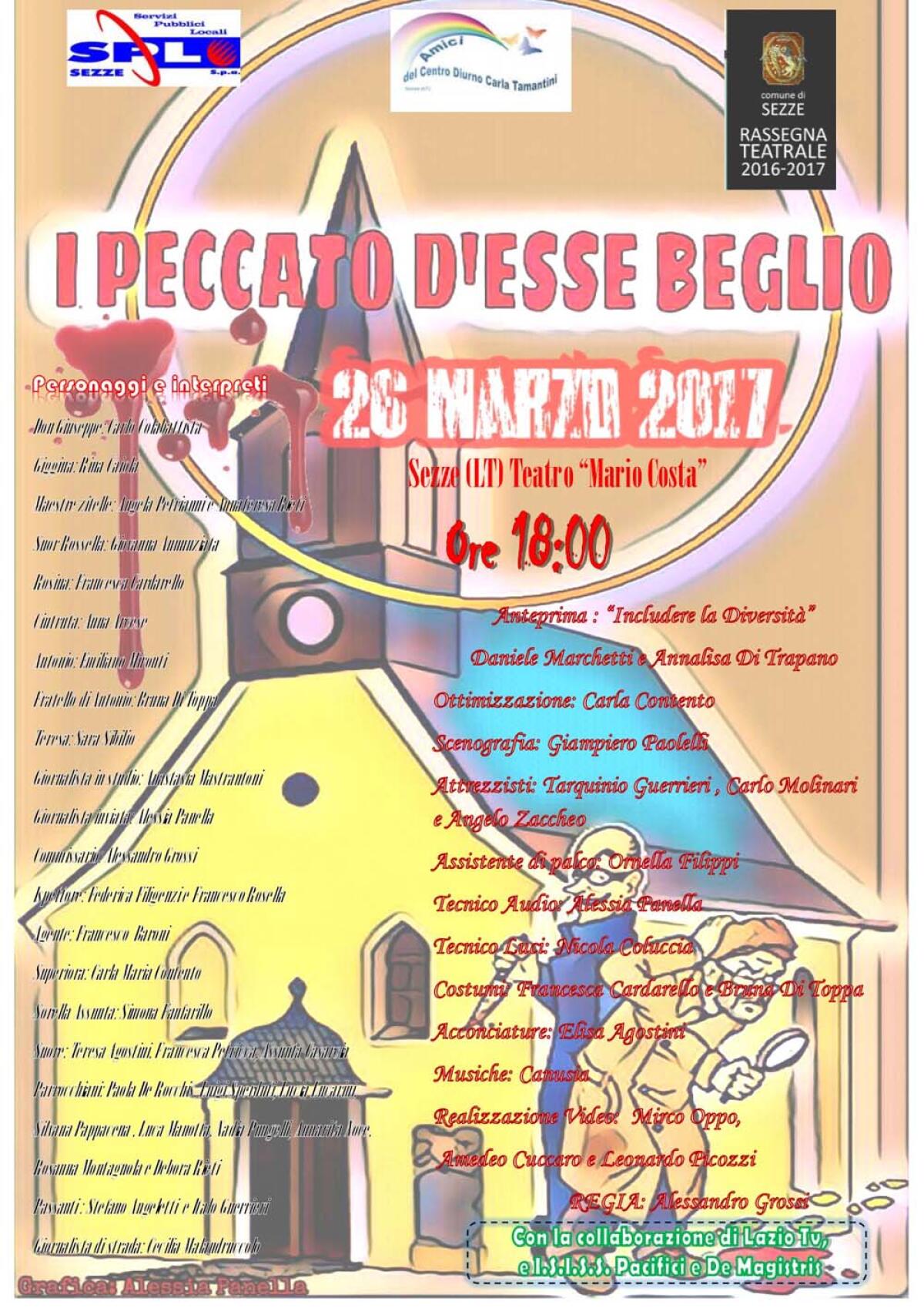 A Sezze va in scena lo spettacolo "I peccato d'esse beglio" - 