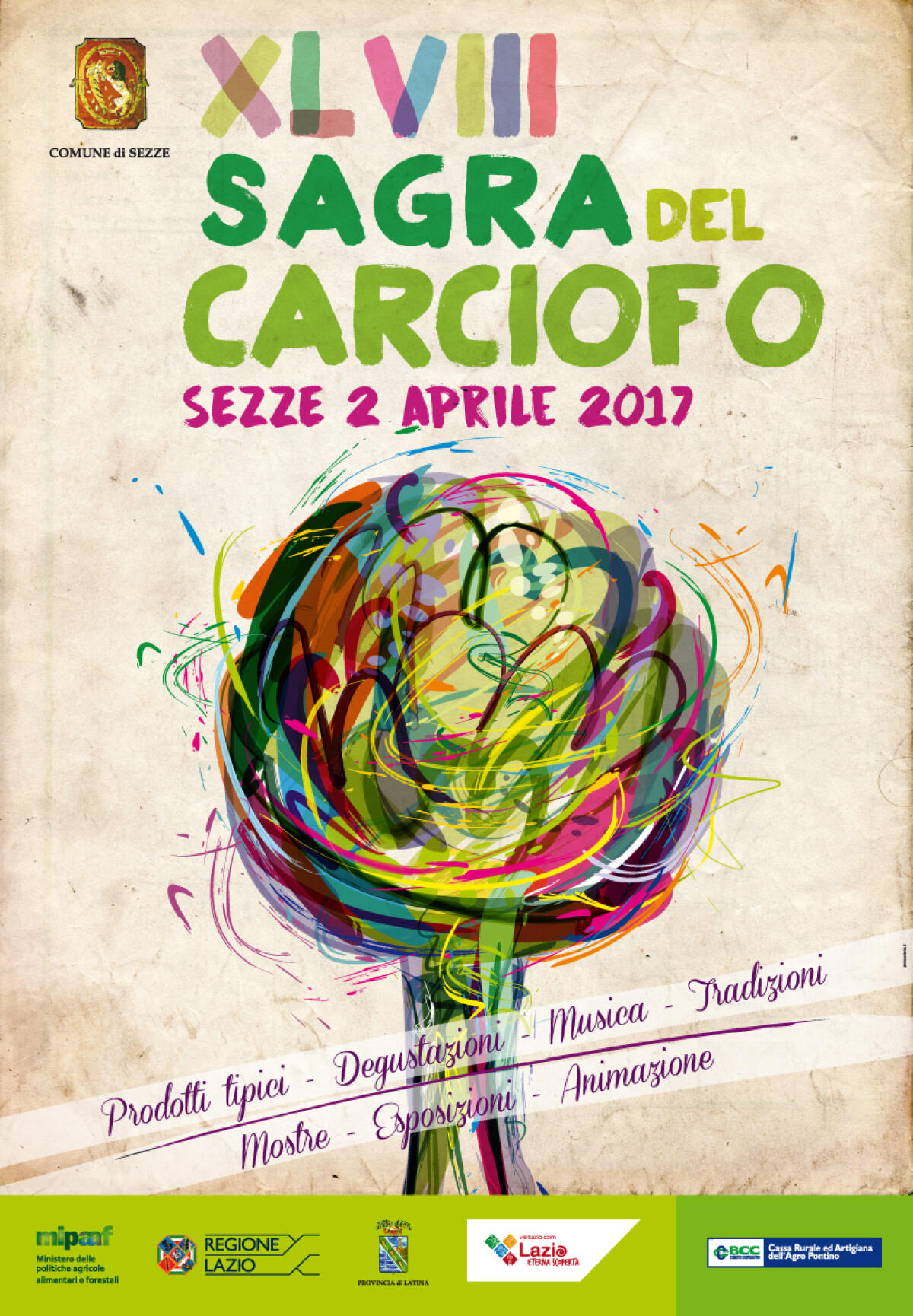 Questa domenica 2 aprile a Sezze la celebra la 48esima edizione della Sagra del Carciofo. - 