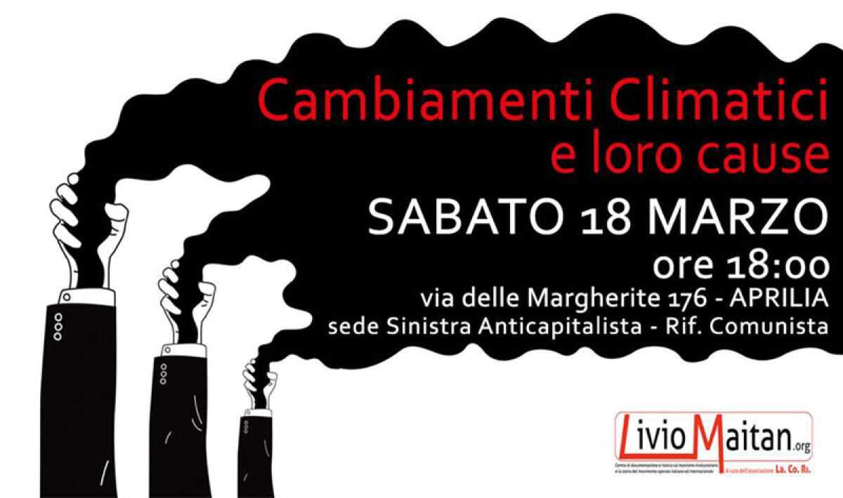 Aprilia, un incontro su "Cambiamenti climatici e loro cause" - 