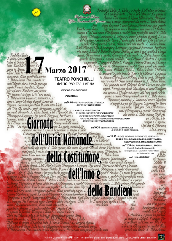 Locandina realizzata dai ragazzi del Liceo Artistico