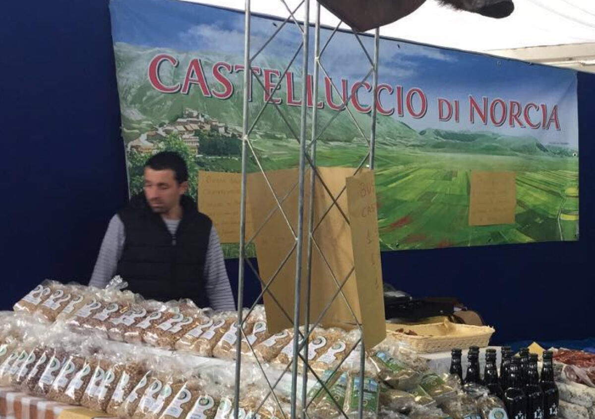 Alla Mostra Agricola di Campoverde l'azienda Barcaroli di Castelluccio di Norcia - 