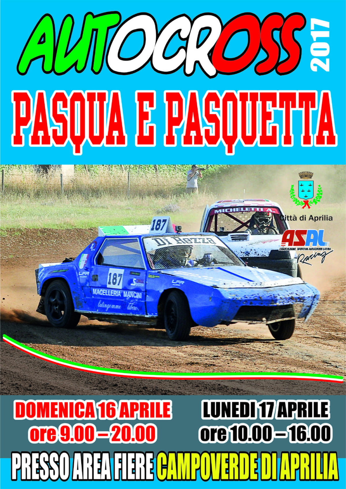 Autocross: si corre a Pasqua e Pasquetta sul Circuito Gino Trovò di Campoverde, ad Aprilia. - 