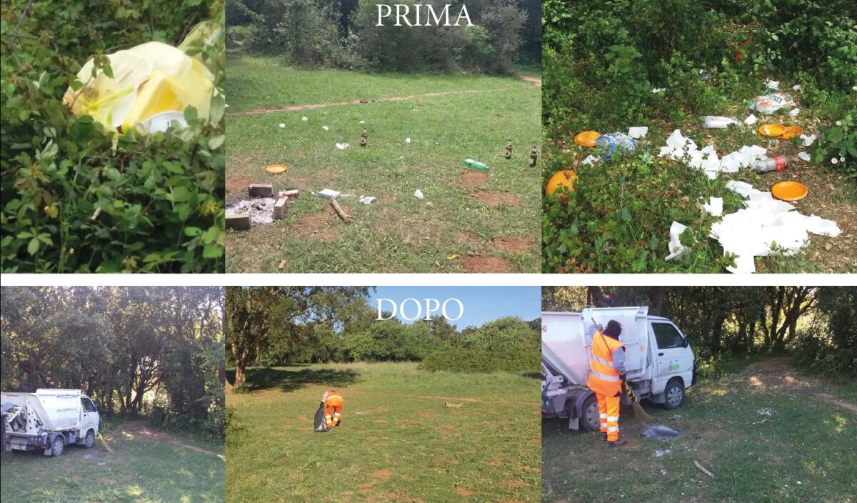 La Sughereta ricoperta di rifiuti, eseguito intervento straordinario di pulizia - 