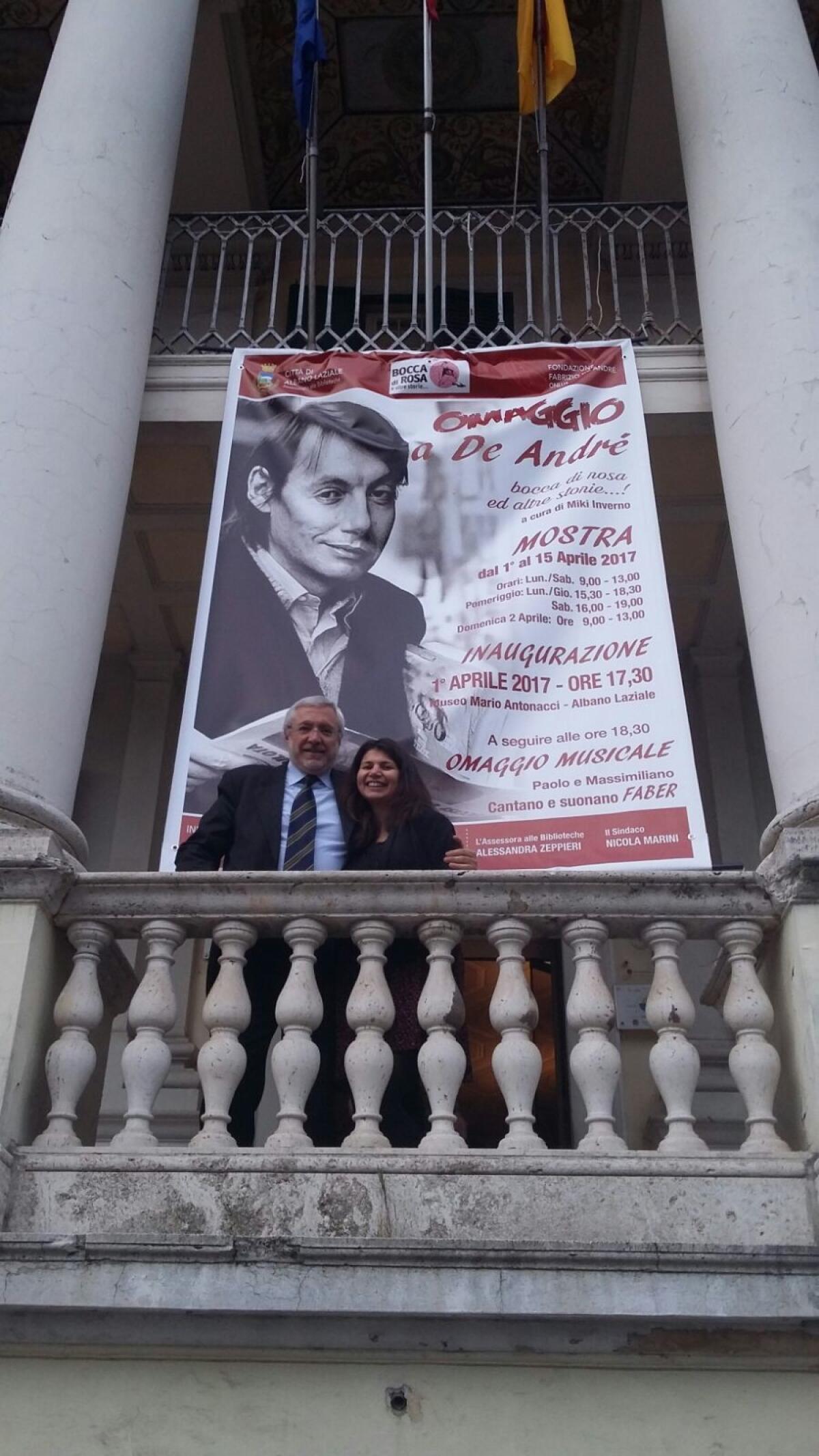 Fino al 15 aprile al Museo Civico di Albano la mostra dedicata a De Andrè - 