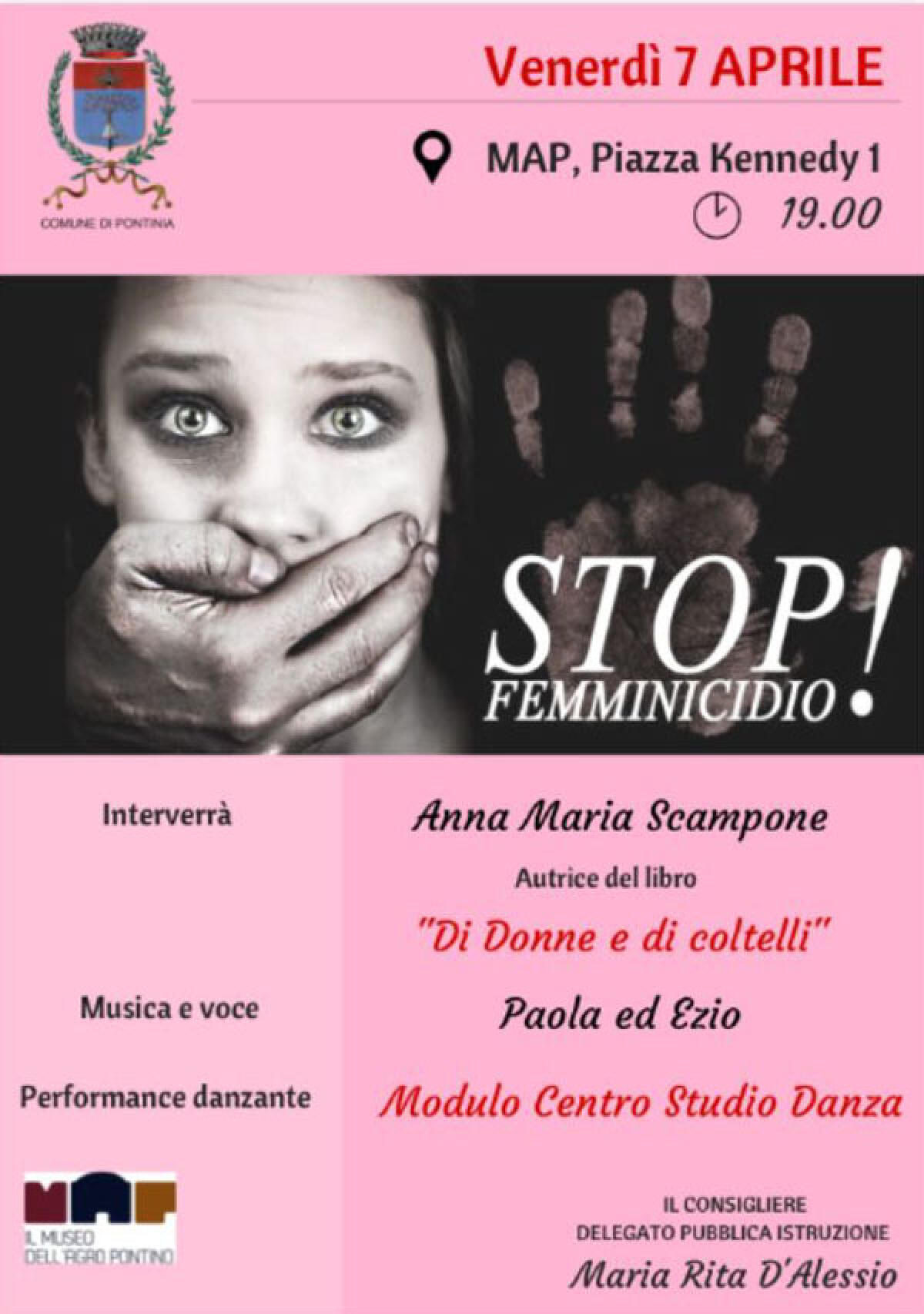 PONTINIA - Un nuovo appuntamento per dire Stop al Femminicidio - 