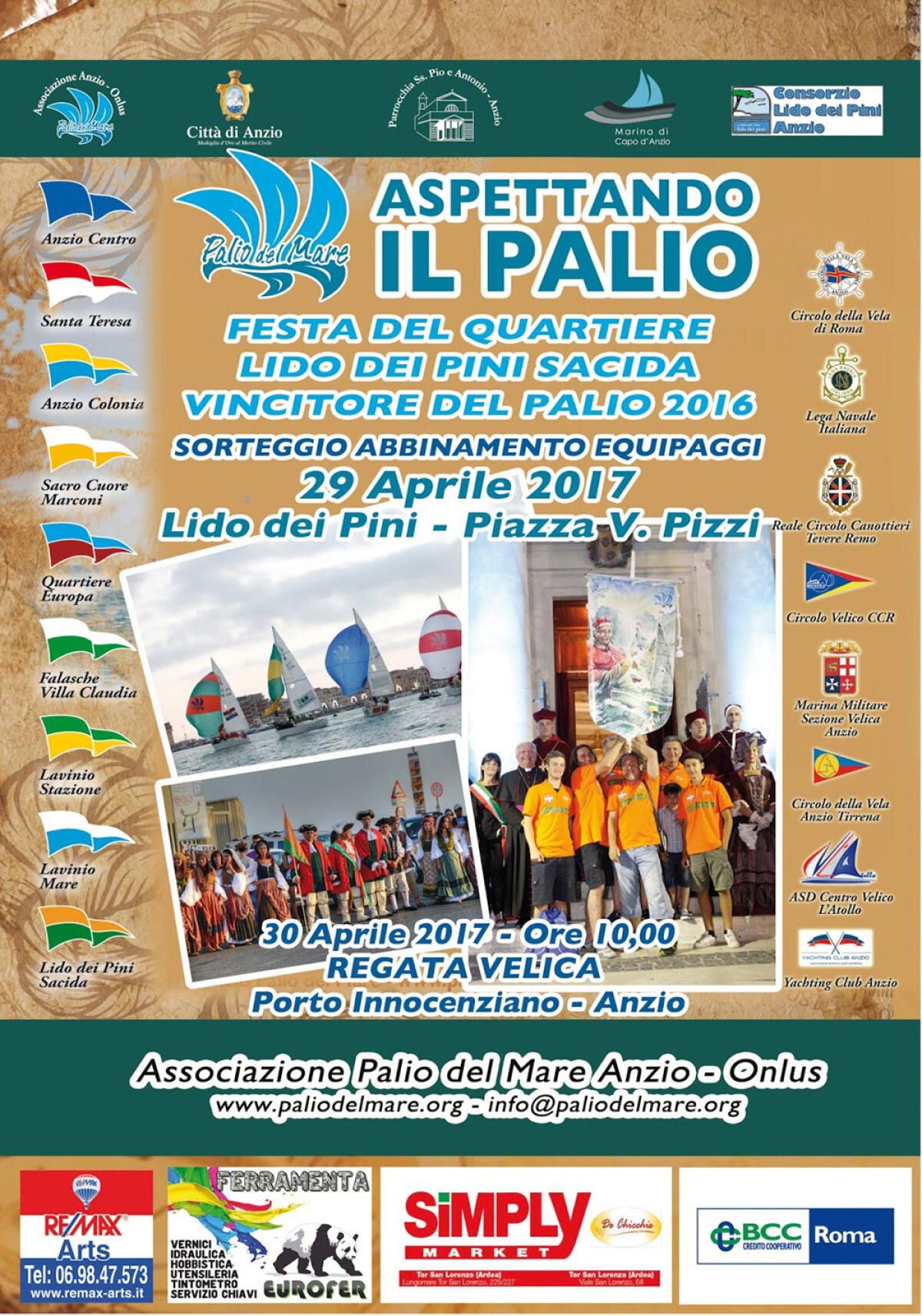 Ad Anzio tutto pronto per il Palio del Mare - 