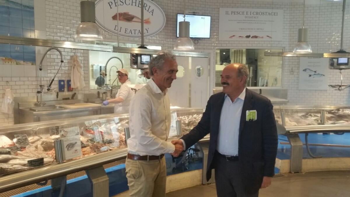 Il sindaco di Latina incontra Oscar Farinetti, "Nuovi spunti per valorizzare l'agro pontino" - 