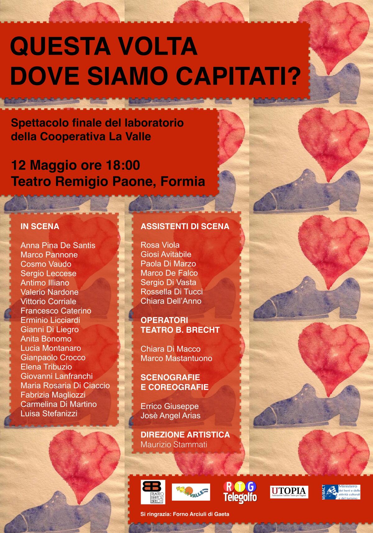 Brecht. Oggi a Formia lo spettacolo dei ragazzi del laboratorio teatrale - 