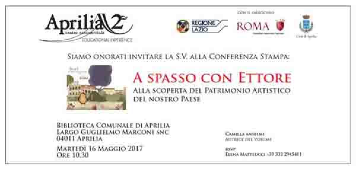 Ad Aprilia sbarca il progetto "A Spasso con Ettore" - 
