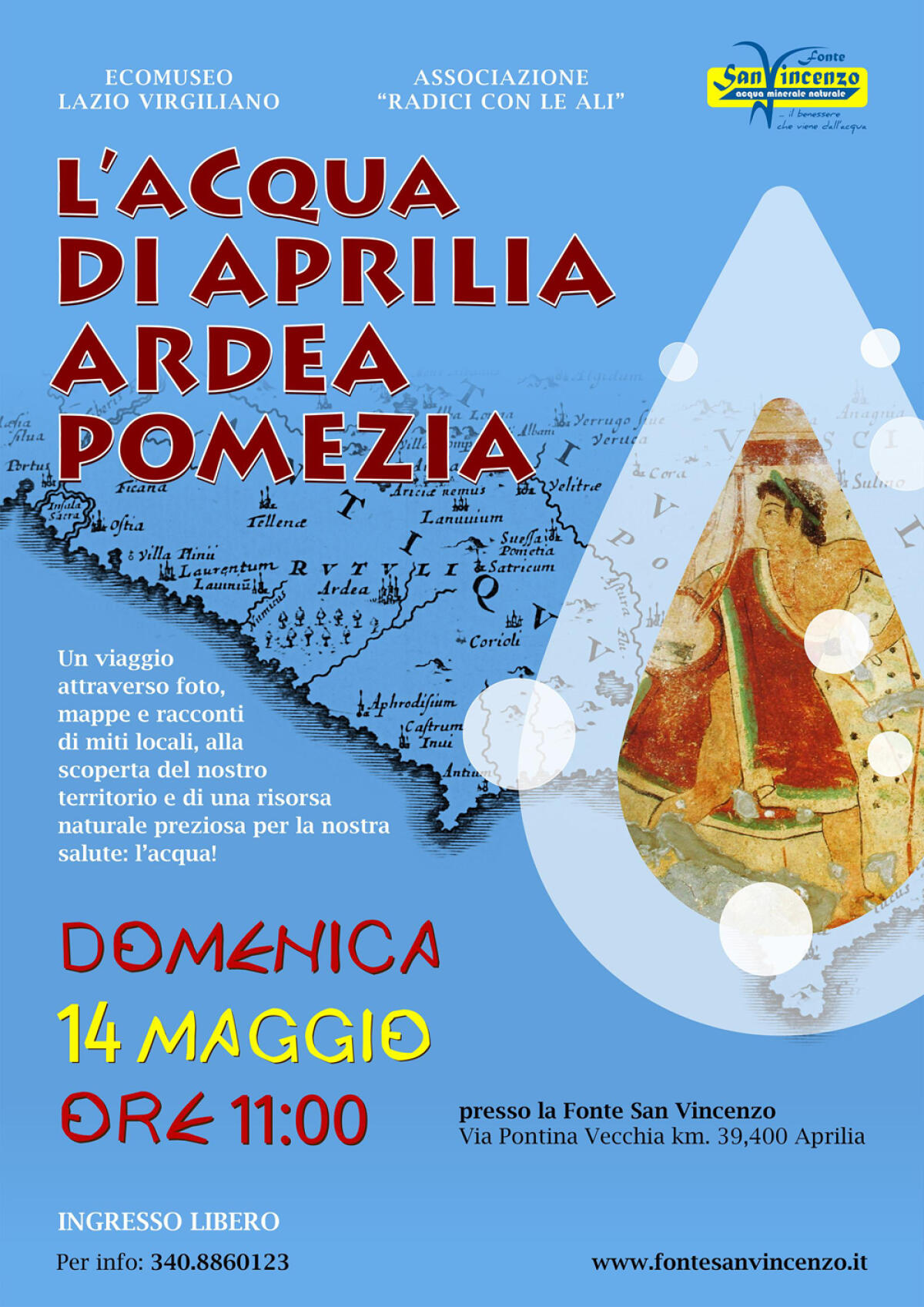 L'acqua di Aprilia, Ardea e Pomezia. Un approfondimento domenica 14 maggio - 