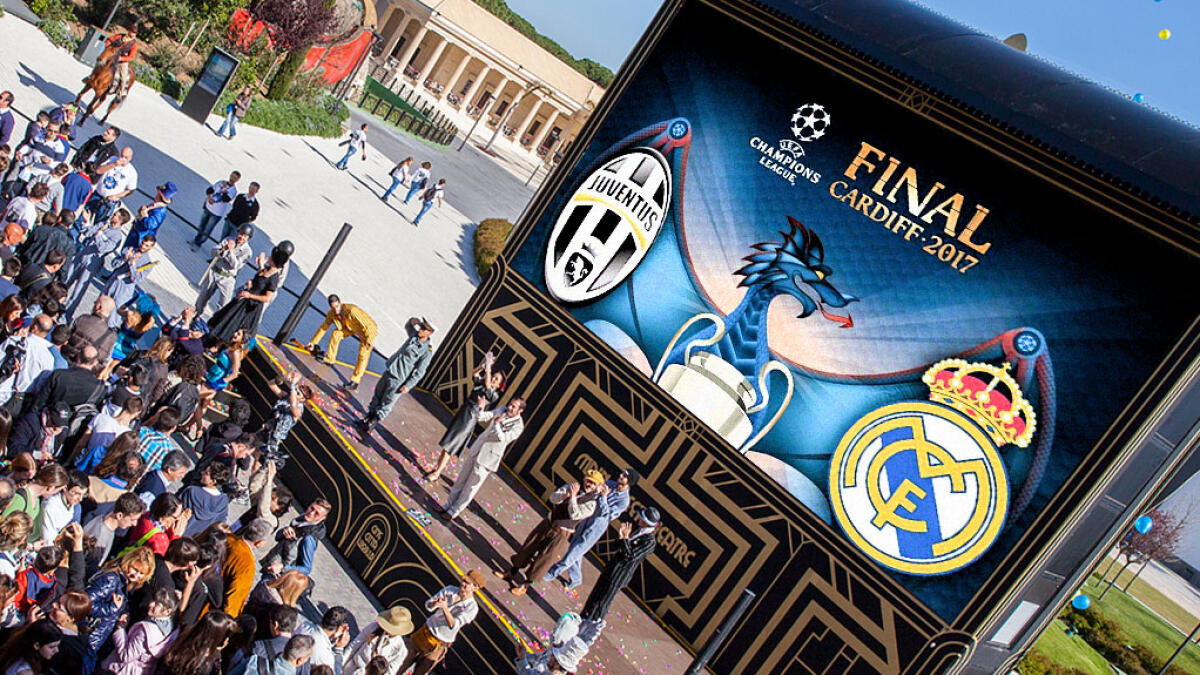 Al “Cinecittà World” questa sera la finale di “Champions League” sul maxi schermo. - 