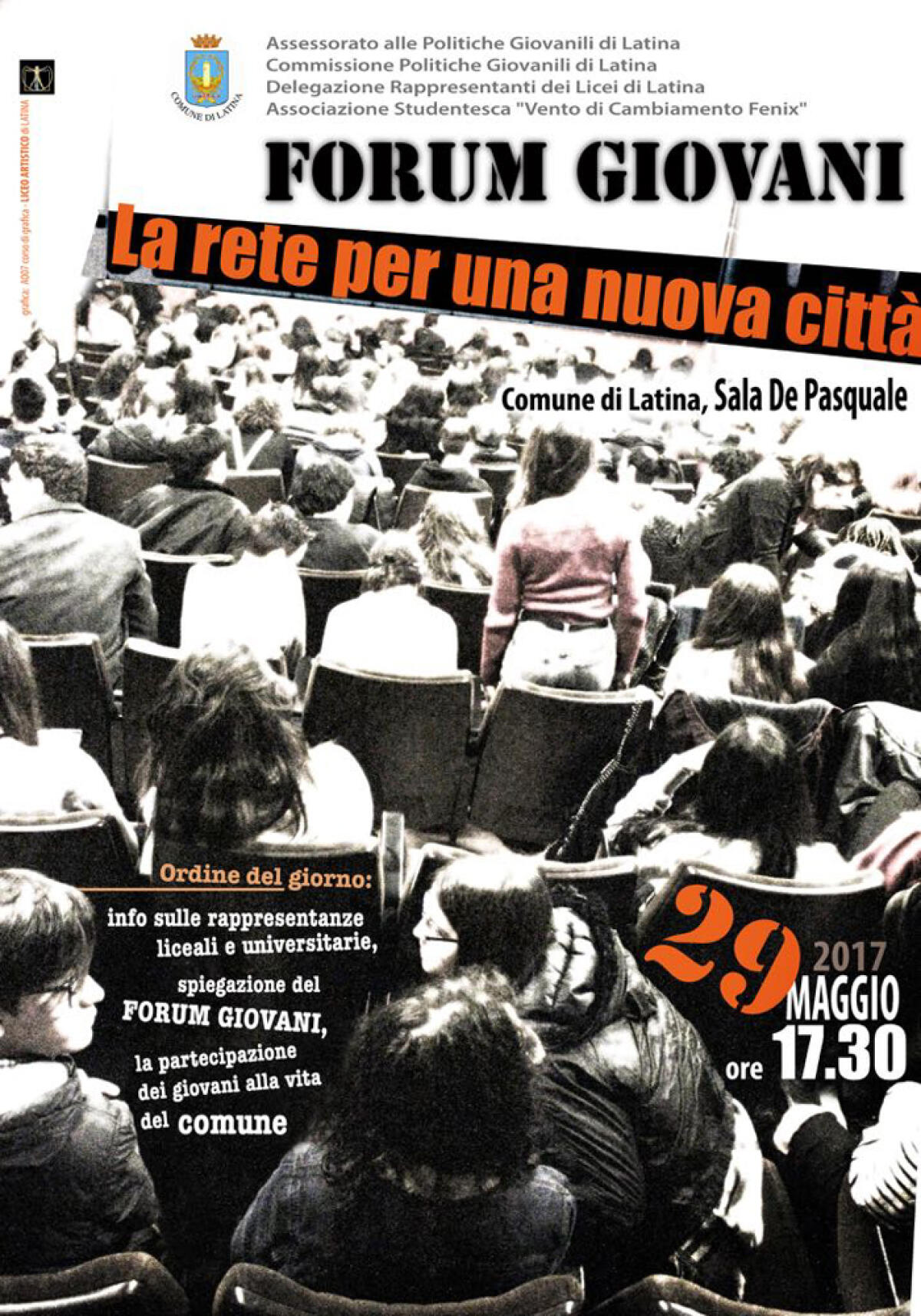 Forum Giovani. Lunedì a Latina il primo incontro - 